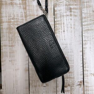 Coach Bleecker L Zip Wallet Black